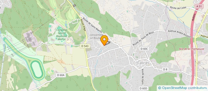 localisation de l'entreprise AUGUSTINE  CABRIES