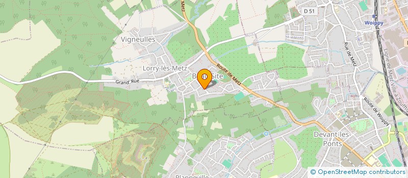 localisation de l'entreprise AUGUSTINE  LORRY-LES-METZ