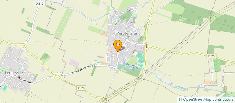 localisation de l'entreprise AUGUSTO ASSAINISSEMENT à VERT-LE-GRAND