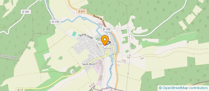 localisation de l'entreprise AUGUSTO D'OR  MUSSY-SUR-SEINE