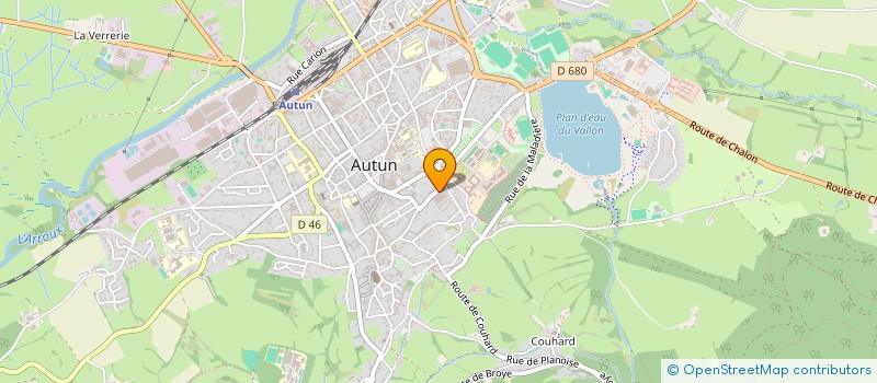 localisation de l'entreprise AUGUSTODUNUM OSTEOPATHIE à AUTUN