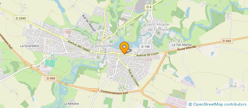 localisation de l'entreprise AUGUSTOM  TALMONT-SAINT-HILAIRE