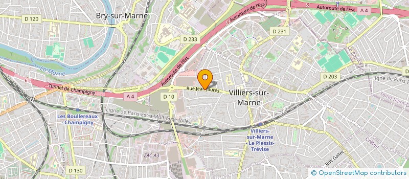 localisation de l'entreprise AUGUSTONI CONCEPT à VILLIERS-SUR-MARNE