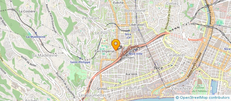 localisation de l'entreprise AUGUSTUS à NICE