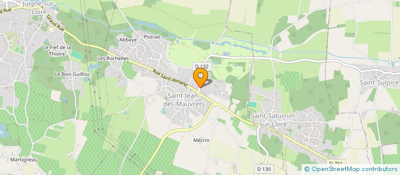 localisation de l'entreprise AUH GROUP  LES GARENNES SUR LOIRE