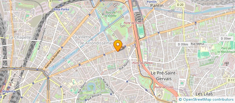 localisation de l'entreprise AUHEL  PARIS