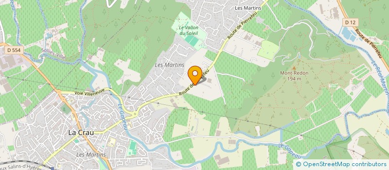 localisation de l'entreprise AUITOSTAR 83 à LA CRAU