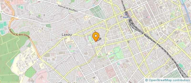 localisation de l'entreprise AUJAC  NANCY