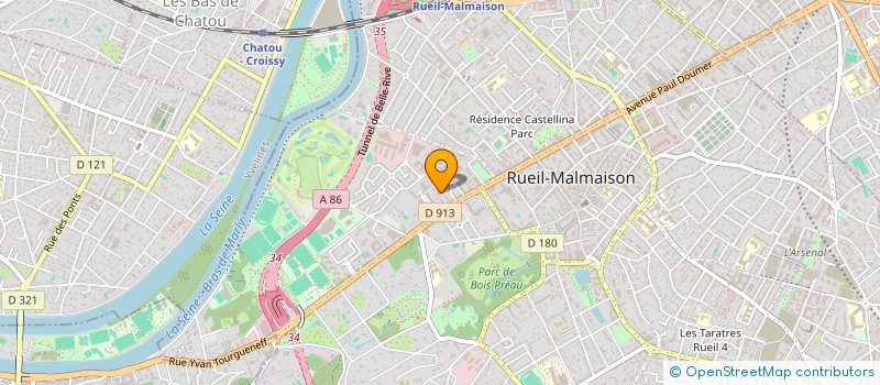 localisation de l'entreprise AUJADEPAES à RUEIL-MALMAISON