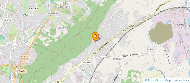 localisation de l'entreprise AUJAGUET  SAINT-PRIVAT-DES-VIEUX