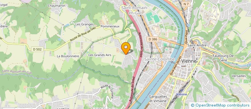 localisation de l'entreprise AUJAS  SAINTE-COLOMBE