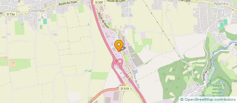 localisation de l'entreprise AUJEBE  COLOMBE