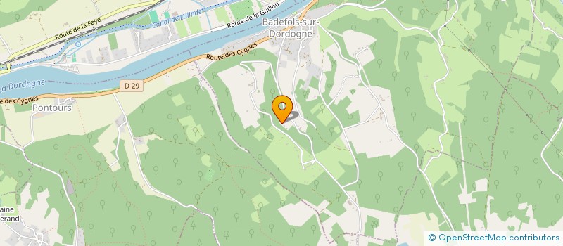 localisation de l'entreprise AUJEPAUMI  BADEFOLS-SUR-DORDOGNE