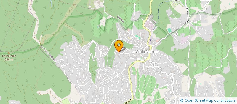 localisation de l'entreprise AUJO  LA CROIX-VALMER