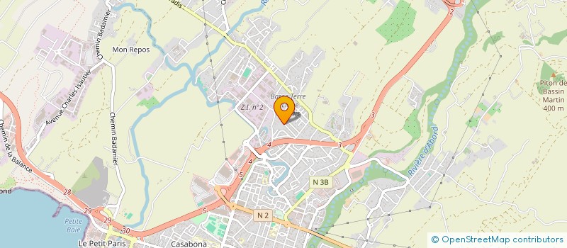 localisation de l'entreprise AUJOGUE à SAINT-PIERRE