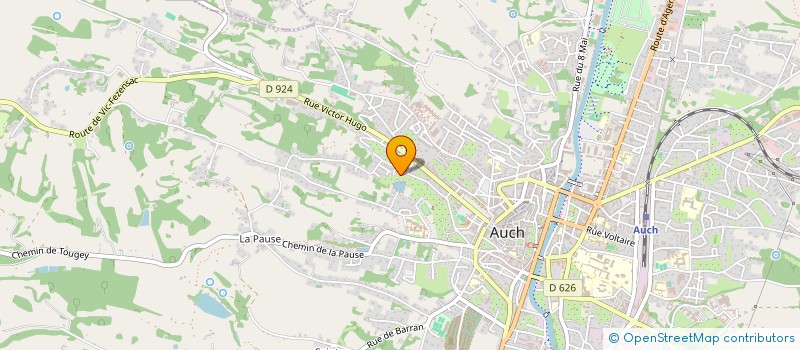 localisation de l'entreprise AUJOLS INVEST à AUCH