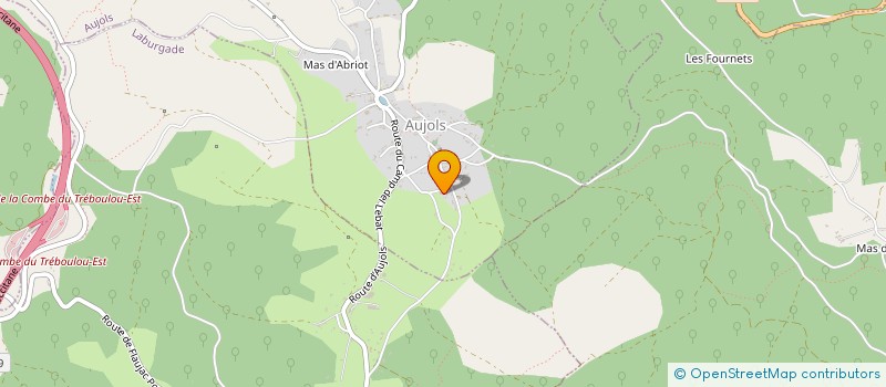 localisation de l'entreprise AUJOLS & NOUS  AUJOLS