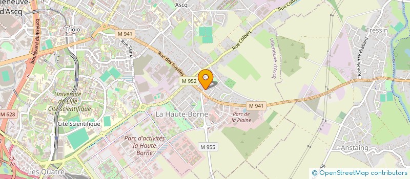 localisation de l'entreprise AUJOLU à VILLENEUVE-D'ASCQ