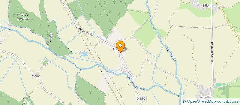 localisation de l'entreprise AUJOLYPAYSAGE  ARGILLY