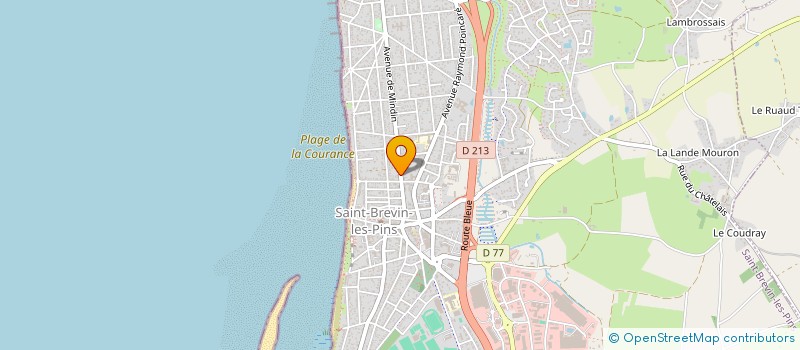 localisation de l'entreprise AUJOMAX à SAINT-BREVIN-LES-PINS