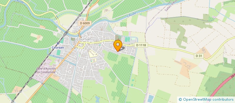 localisation de l'entreprise AUJOS  COURSAN