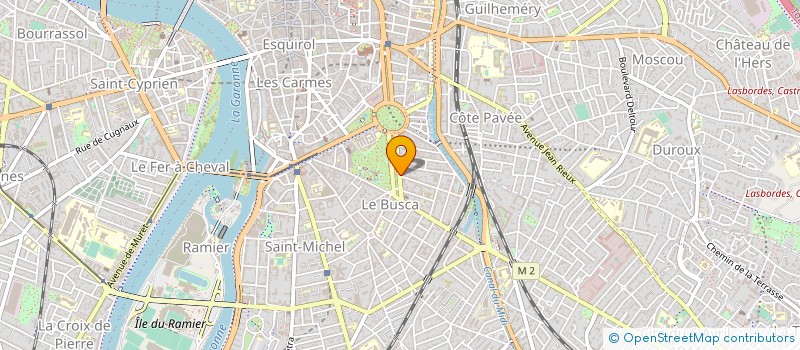 localisation de l'entreprise AUJOULAT NANIN ET AUDRAN à TOULOUSE