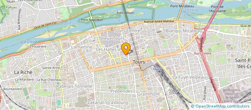 localisation de l'entreprise AUJOURD'HUI  TOURS
