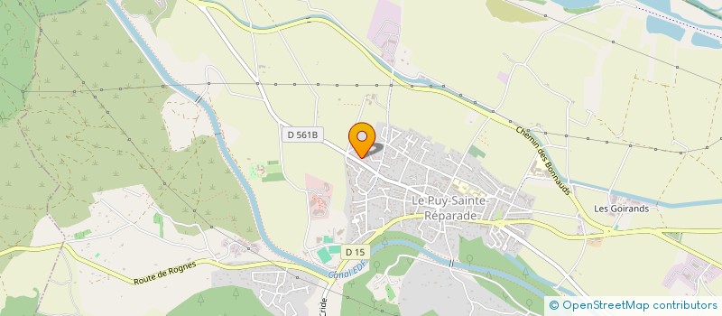 localisation de l'entreprise AUJOURD HUI C EST POSSIBLE à LE PUY-SAINTE-REPARADE