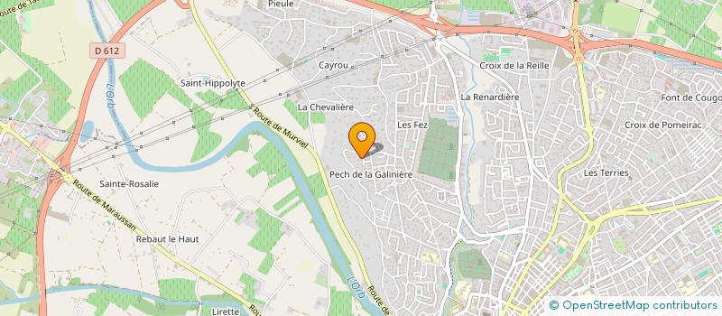 localisation de l'entreprise AUJOURD'HUI JEAN MOULIN à BEZIERS