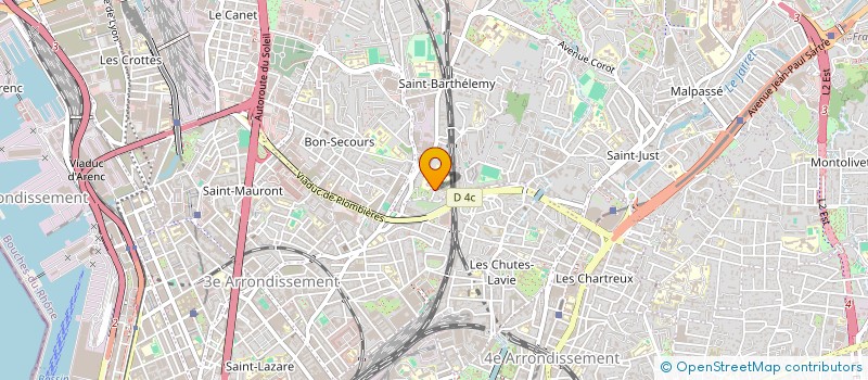 localisation de l'entreprise AUJOURD HUI POUR DEMAIN à MARSEILLE