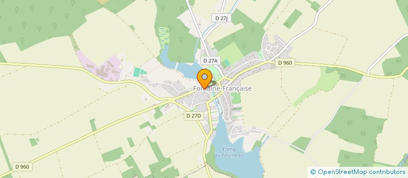 localisation de l'entreprise AUJUSTE  FONTAINE-FRANCAISE