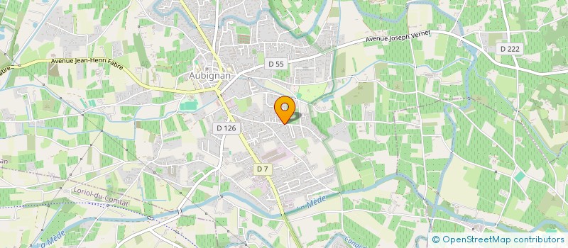 localisation de l'entreprise AUJUTE  AUBIGNAN