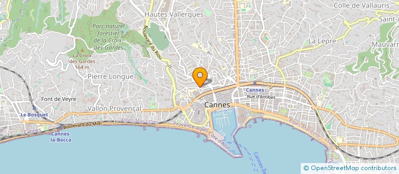 localisation de l'entreprise AUKA à CANNES