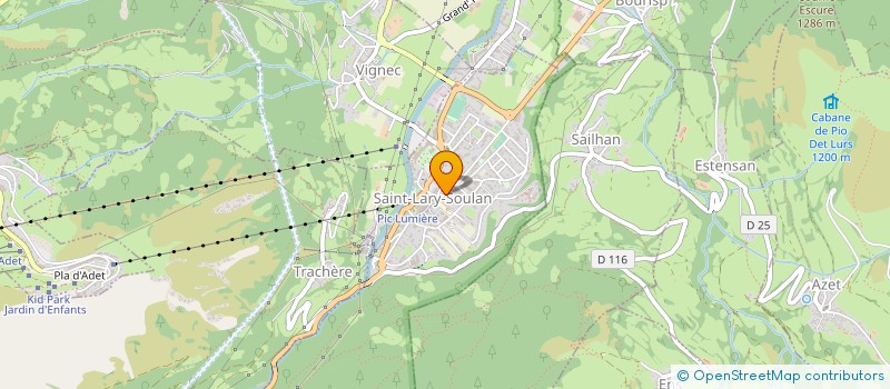 localisation de l'entreprise AUKA TAXI  SAINT-LARY-SOULAN