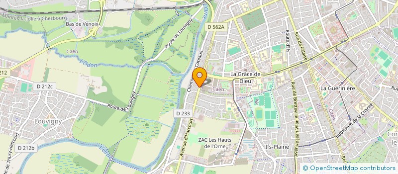 localisation de l'entreprise AUKARNE  FLEURY-SUR-ORNE