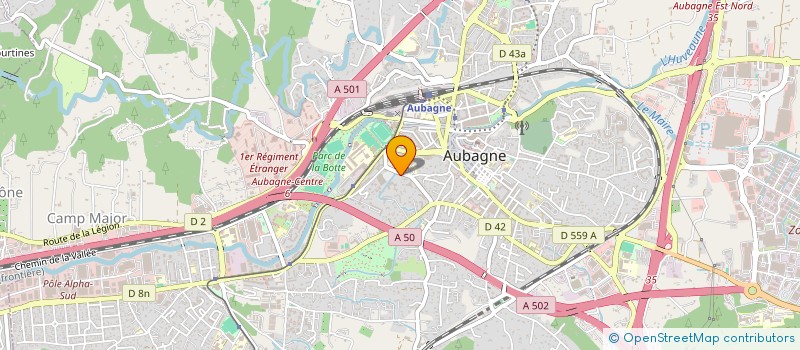 localisation de l'entreprise AUKBANON à AUBAGNE