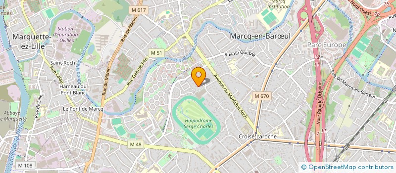 localisation de l'entreprise AUKE REAL ESTATE  MARCQ-EN-BARUL