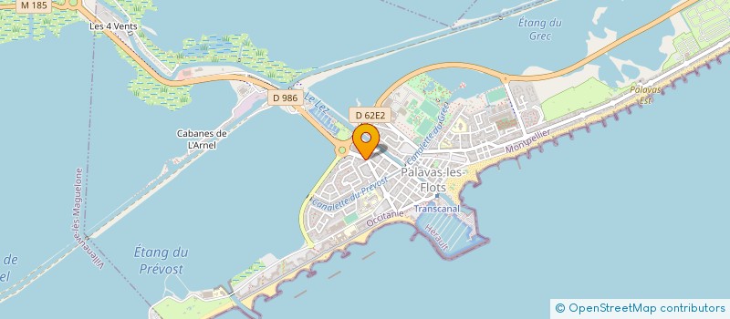 localisation de l'entreprise AUKERA à PALAVAS-LES-FLOTS