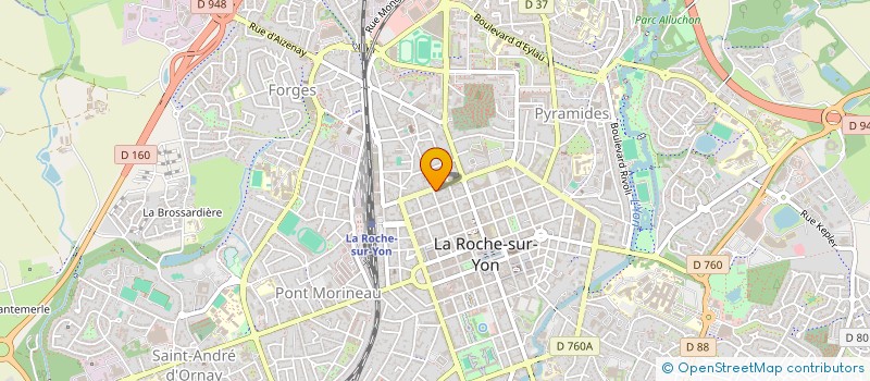 localisation de l'entreprise AUKFOOD à LA ROCHE-SUR-YON
