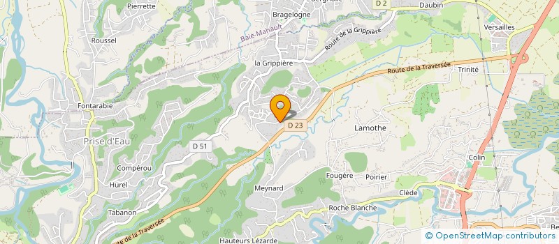 localisation de l'entreprise AULA ENTREPRISES à PETIT-BOURG