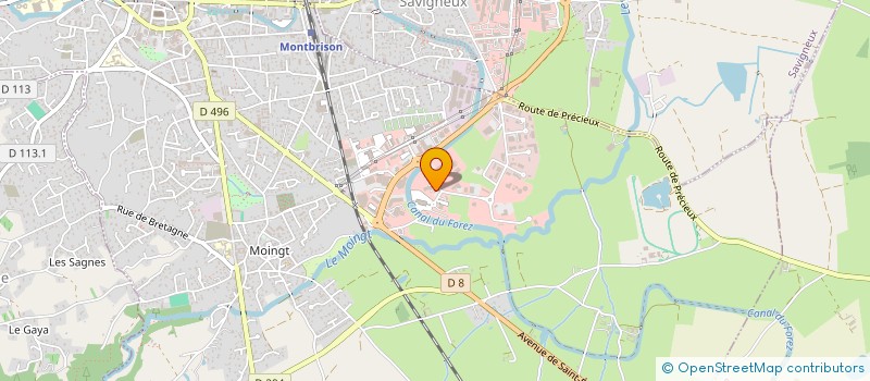 localisation de l'entreprise AULAGNON LAFFOUCRIERE & CIE  SAINT-HEAND