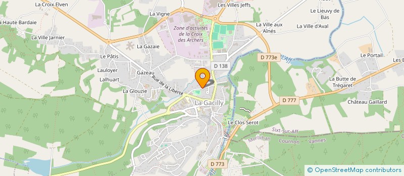 localisation de l'entreprise AULAUCORD  LA GACILLY