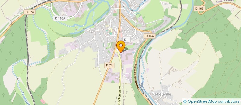 localisation de l'entreprise AULAVIX  NEUFCHATEAU