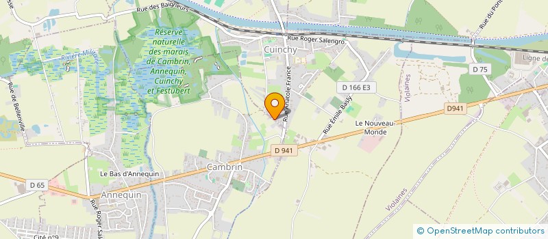 localisation de l'entreprise AULD ALLIANCE  CUINCHY