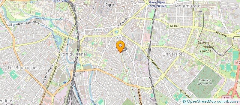 localisation de l'entreprise AULE'DISC ULTIMATE FRISBEE  DIJON