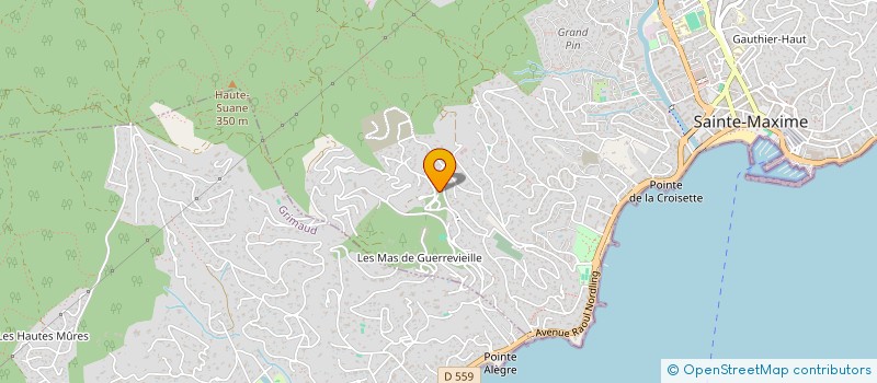 localisation de l'entreprise AULEA à SAINTE-MAXIME
