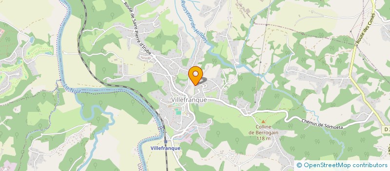 localisation de l'entreprise AULEOS  VILLEFRANQUE