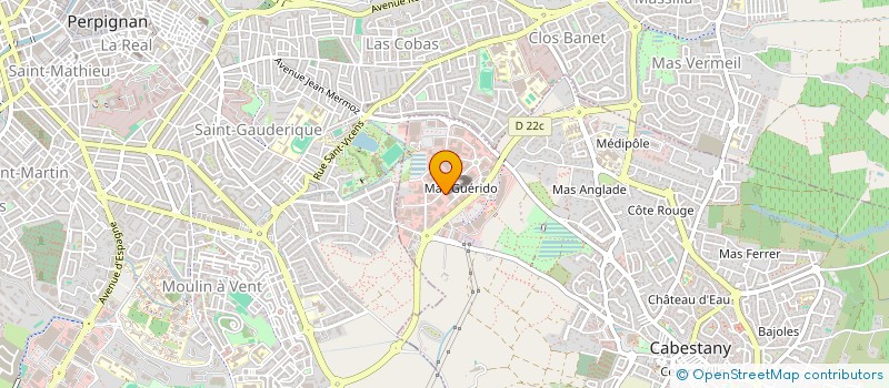 localisation de l'entreprise AULET SERVICES à CABESTANY