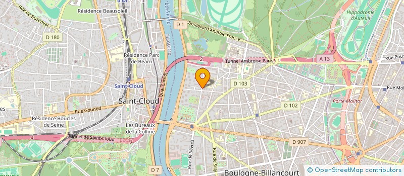 localisation de l'entreprise AULEXA à BOULOGNE-BILLANCOURT