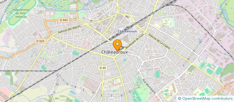localisation de l'entreprise AULIARD IMMOBILIER à CHATEAUROUX